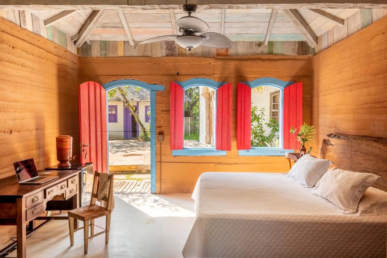 Quadradinho Caraiva Hotel Bagian luar foto